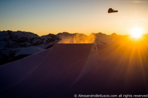 Stefano Munari on fire early in the morning (6:00 am)